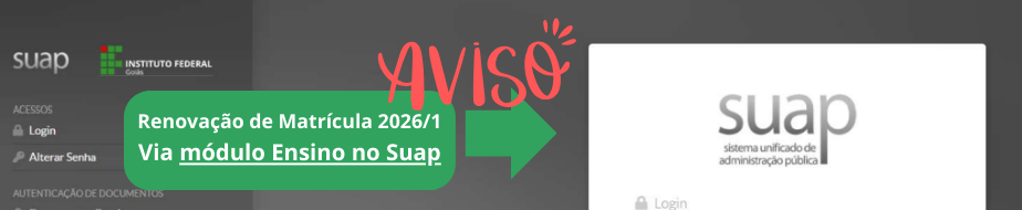 Renovação matrícula 2026 1